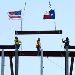Bush Presidential Center topping out ceremony - photo by Hillsman S. Jackson