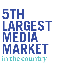 5TH LARGEST MEDIA MARKET in the country