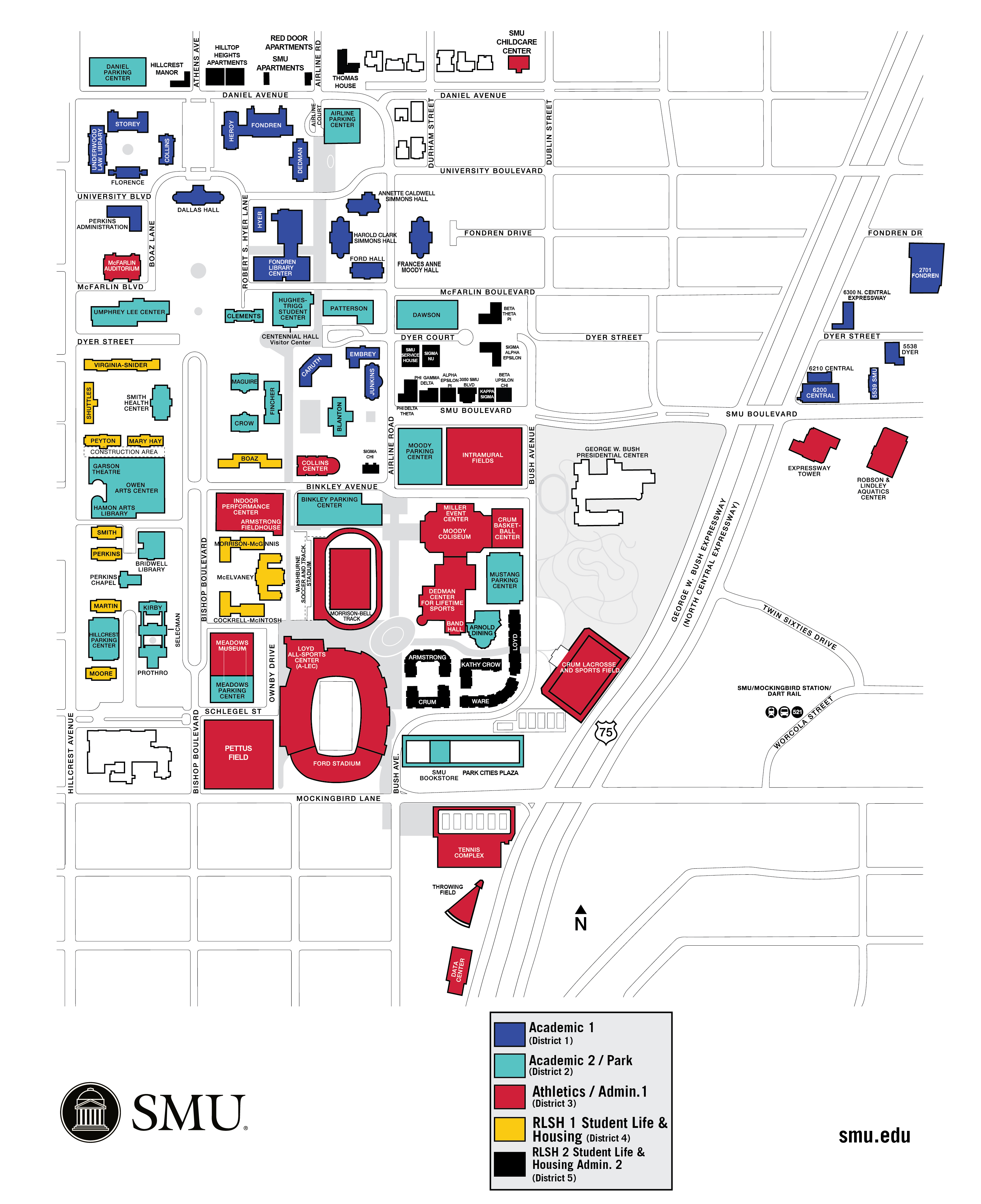 SMU Campus Districts