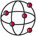 icon of a global network