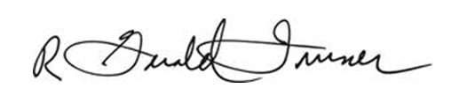 R. Gerald Turner Signature