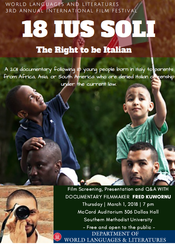 The Right To Be Italian poster