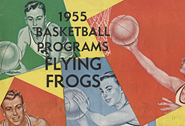 SMU vs. TCU Basketball Game Program (1955)