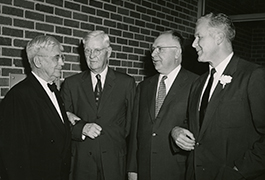 Four SMU Presidents, 1950s