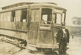 [The 'Dinkey' Streetcar], ca. 1916