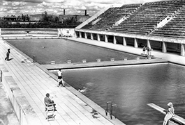 Olympic Pool, Berlin, 1945
