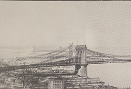 Illustration from Reconstruction of Brooklyn Bridge: 1903.