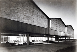 [TI Semiconductor Building, exterior view], 1958