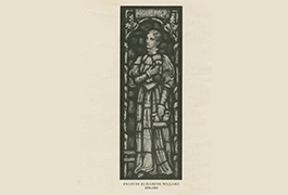 Print of a stained glass window