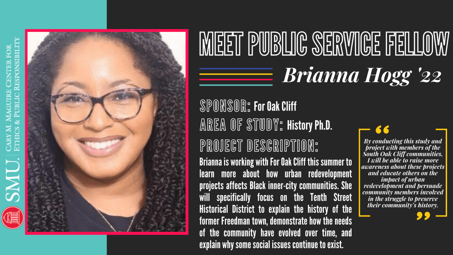 Meet Public Service Fellow: Brianna Hogg '22