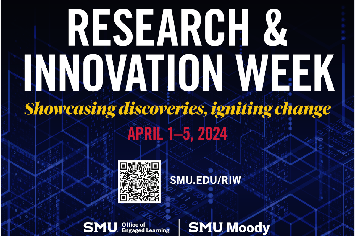 flyer for Research & Innovation Week. Tagline: Showcasing discoveries, igniting change. April 1-5, 2024
