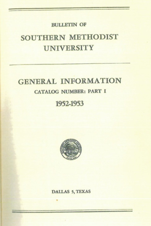Cover 1952-53 Bulletin