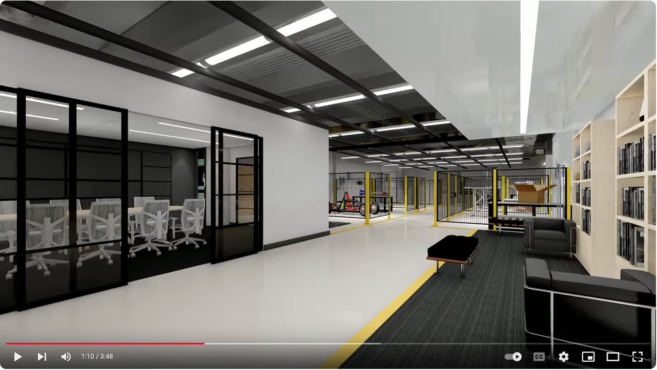 rendering of center for digital and human augmented manufacturing