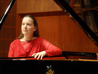 Liudmila Georgievskaya at the piano