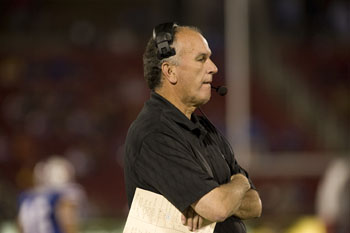 SMU Football Coach June Jones
