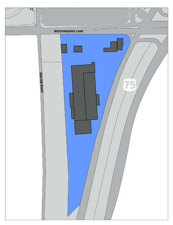 Map of North Central Expressway and Mockingbird Lane