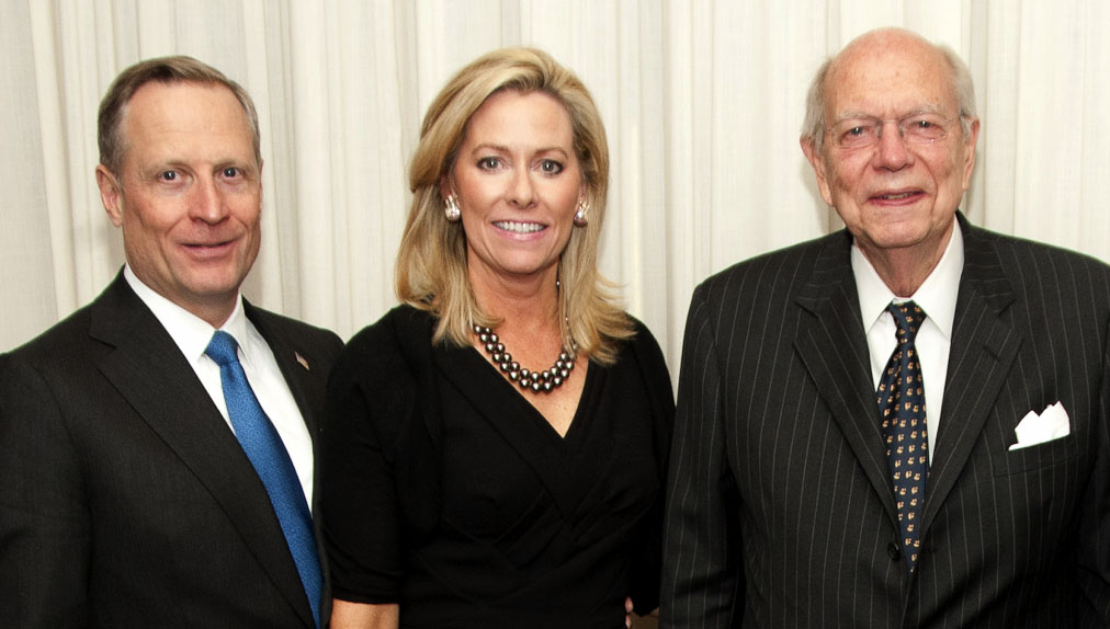 Ross Perot Jr. and Sarah Fullinwider Perot with Jerome Fullinwider