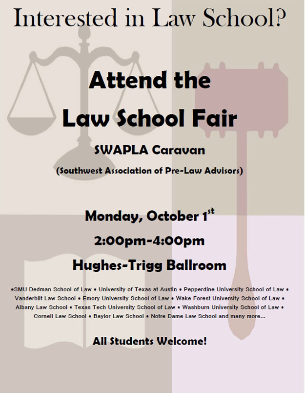 Law School Fair on 01 Oct 2012
