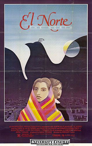 A film poster from Gregory Nava's 'El Norte'