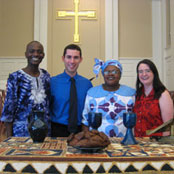 international students lead communion