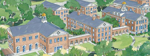 Renovation of Perkins Quadrangle - Architect's Rendering