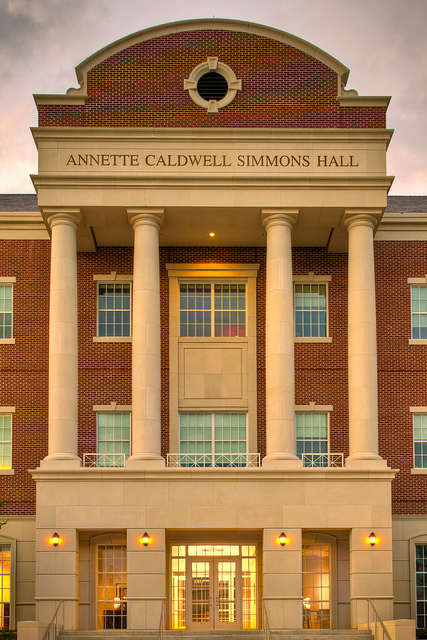 Simmons Hall at Dusk by Ian Aberle