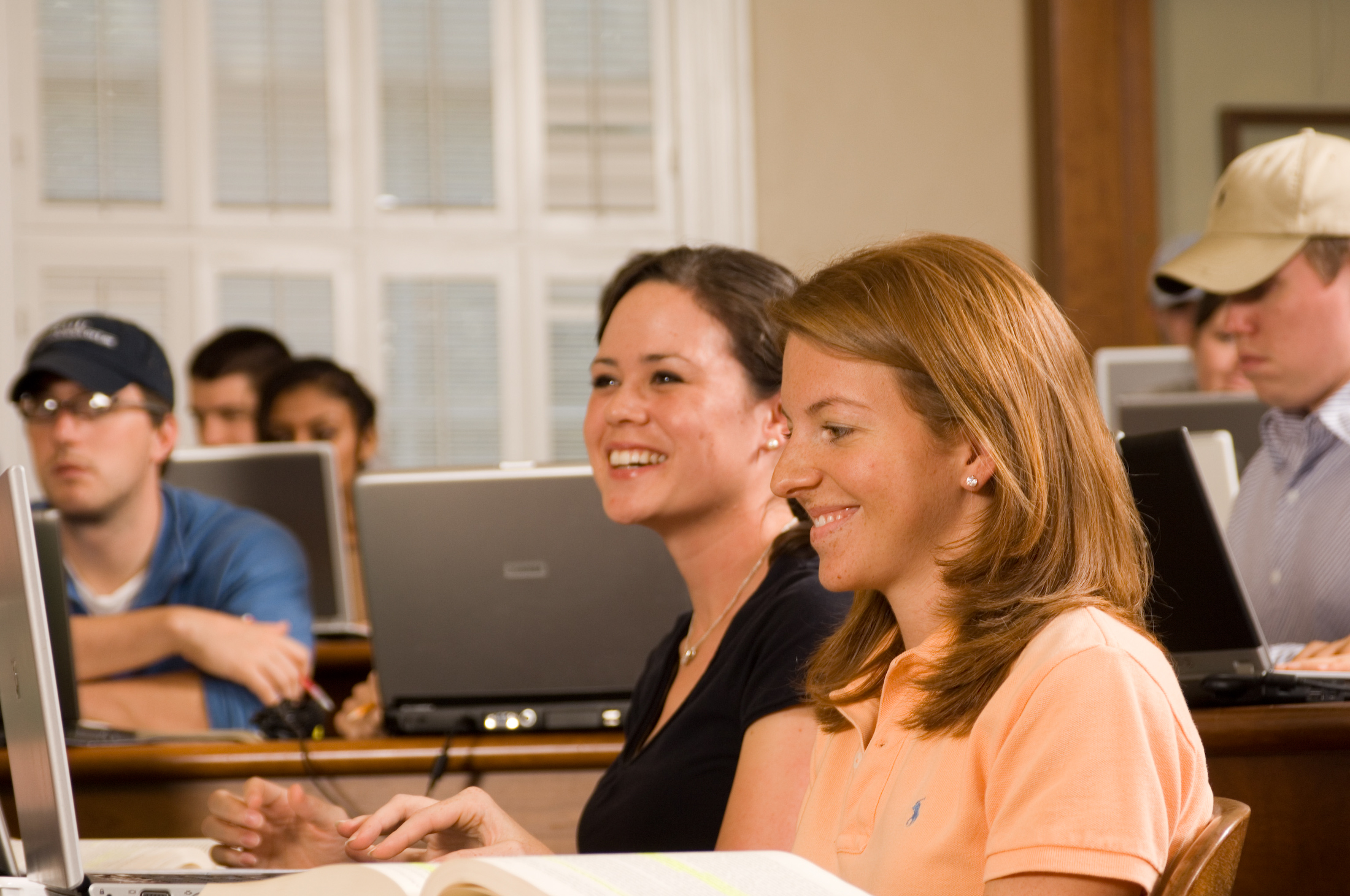 Students enjoying class