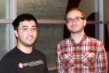 Grant Kao, left, and Justin Nesbit