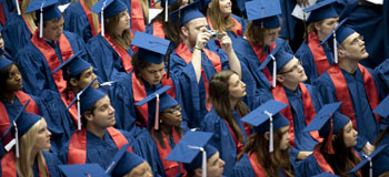 Graduates at 2010 SMU Commencement