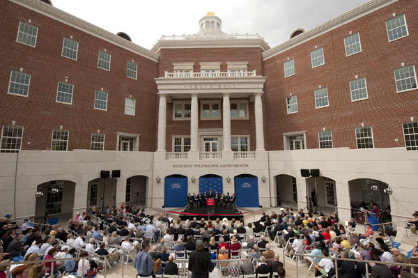 Caruth Hall dedication on 16 april 2010