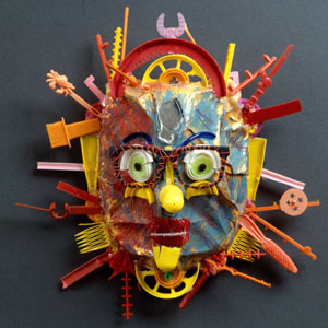 Big Sun Mask by Diane Kurzyna aka Ruby Re-Usable