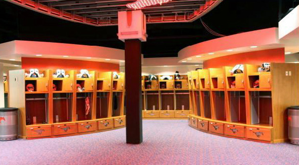 SMU Mustangs Football Locker Room