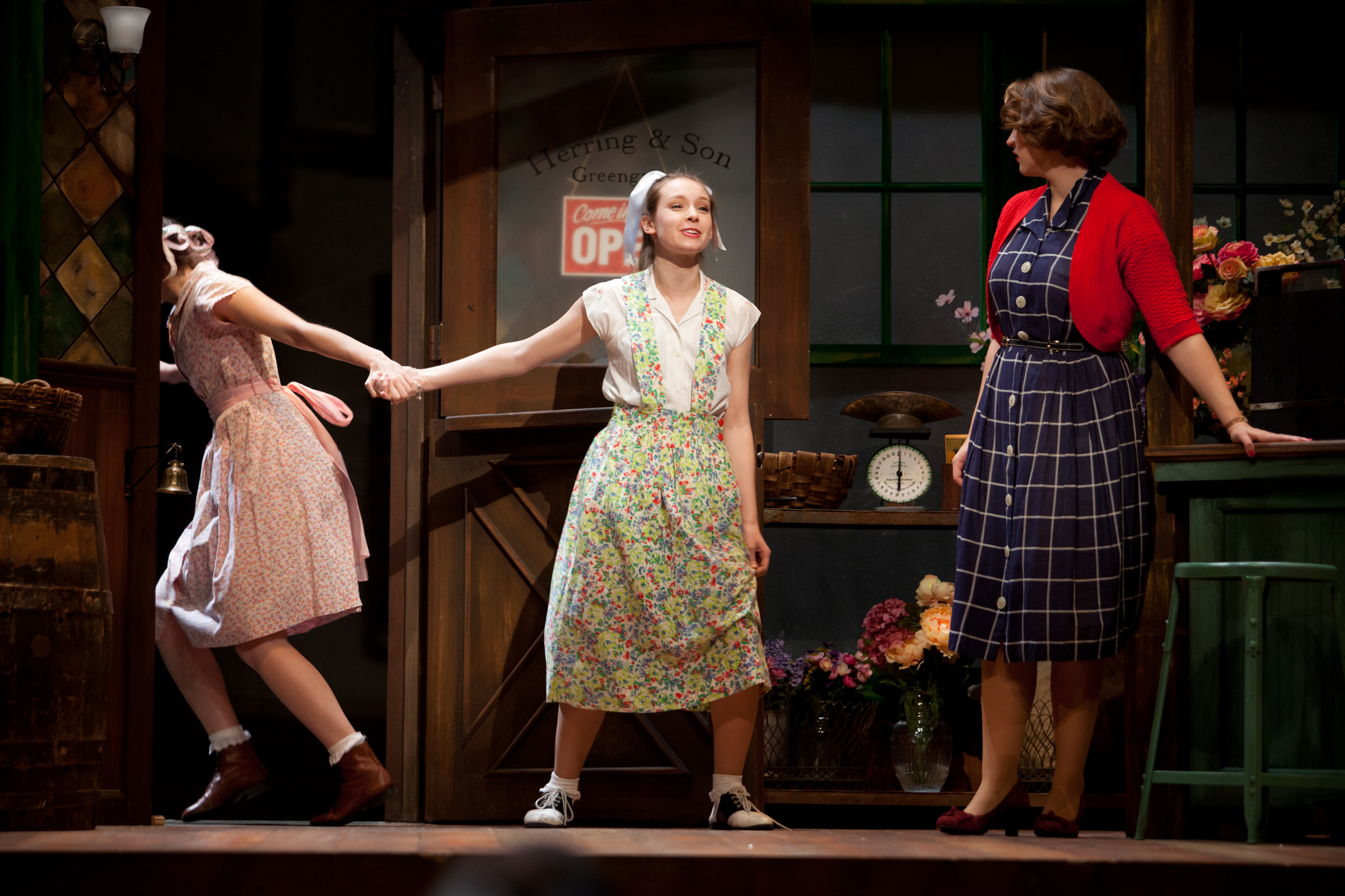 Scene from comic opera Albert Herring