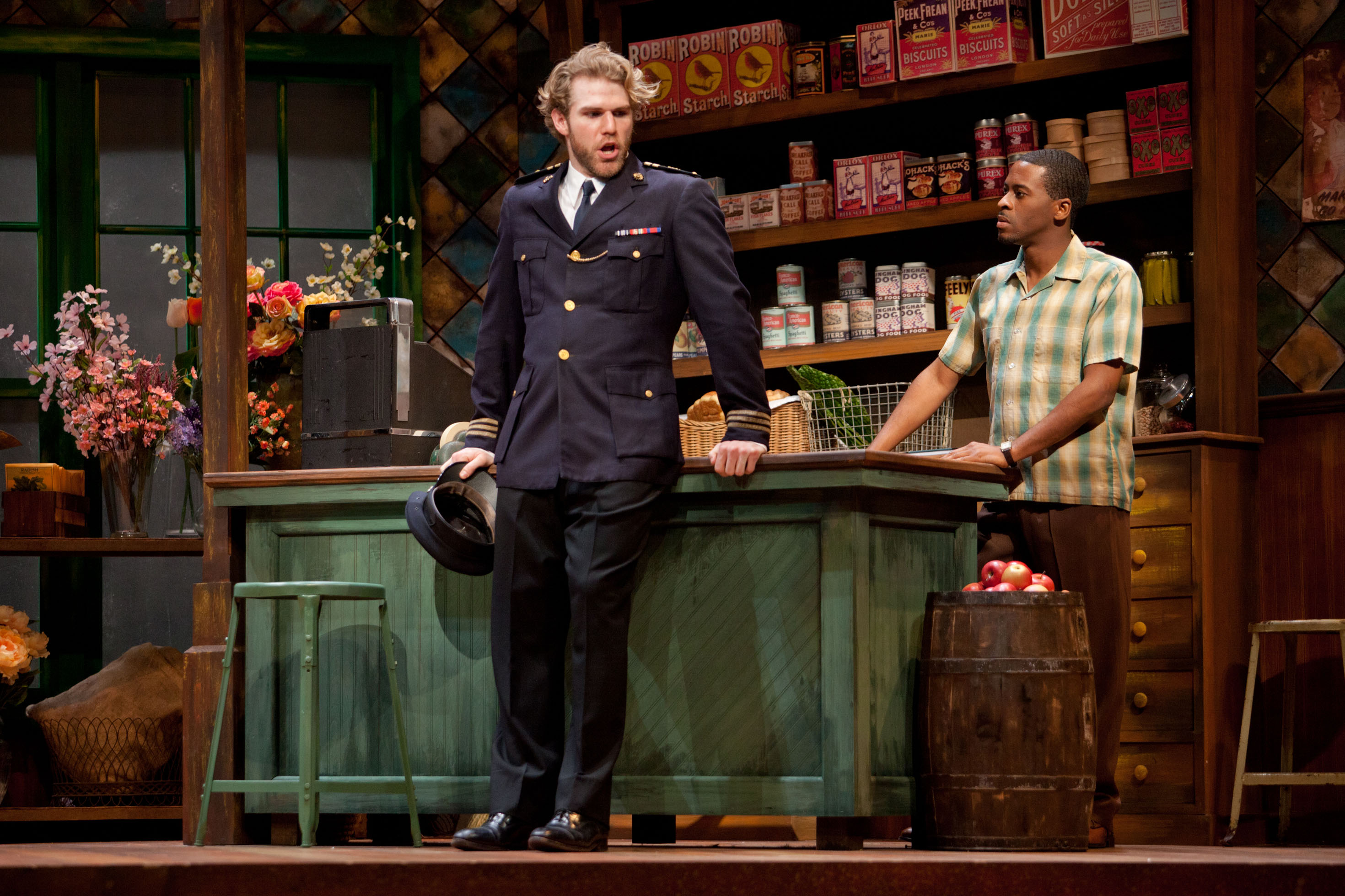 Scene from comic opera Albert Herring