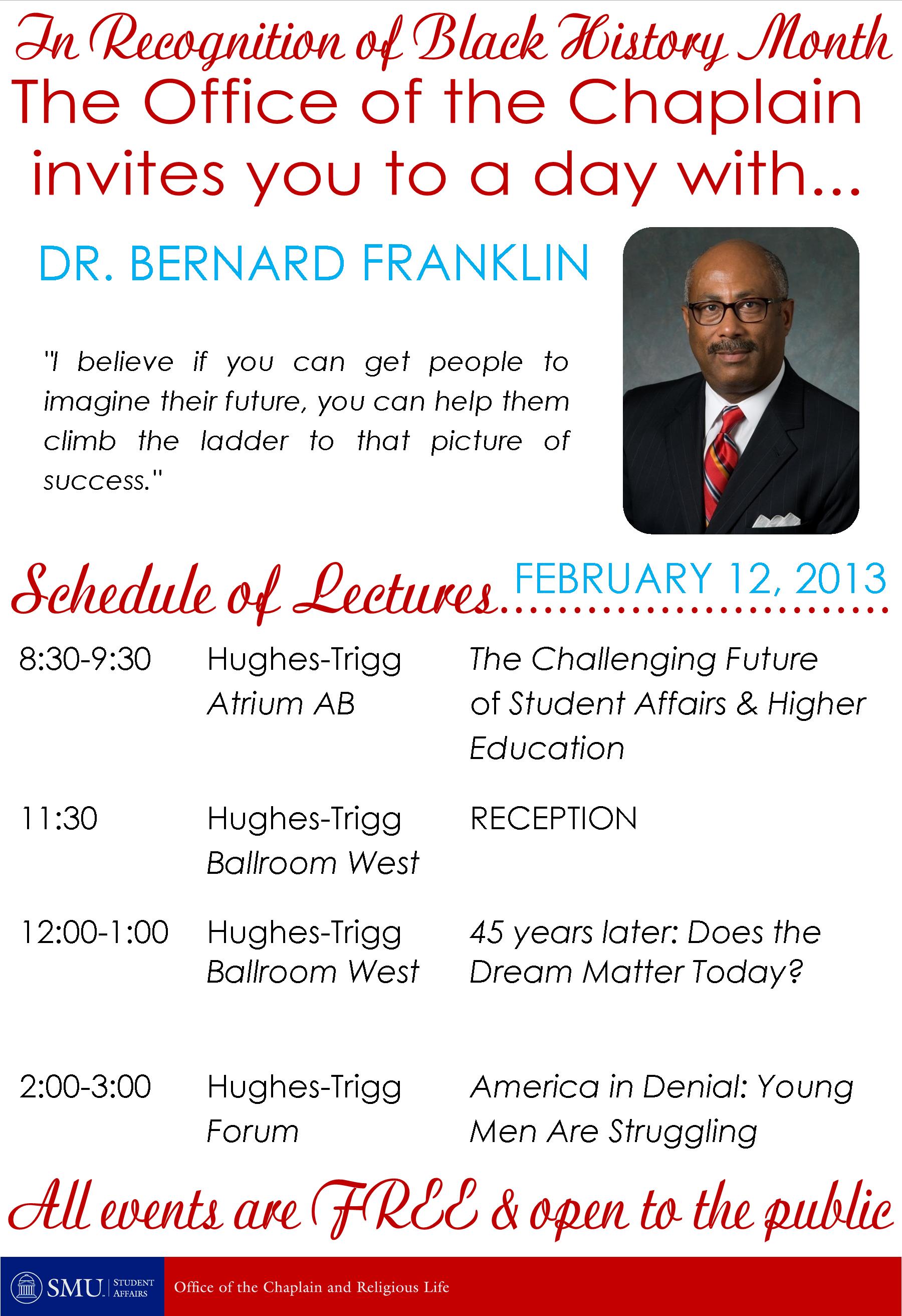 Bernard franklin at SMU