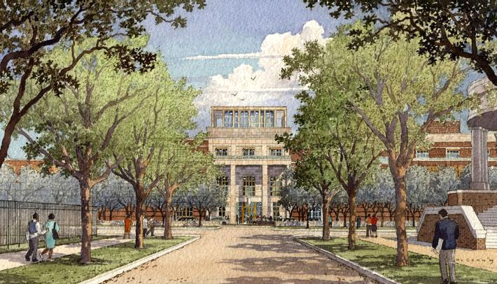 Artist rendering of the Bush Presidential Center