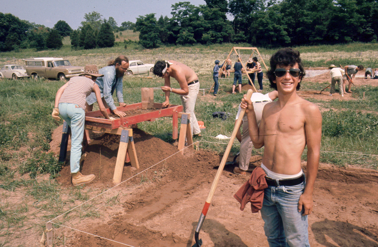 David Meltzer at 15 on his first dig