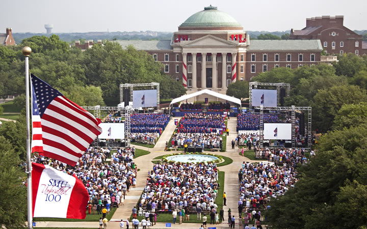 Commencement on the Main Quad