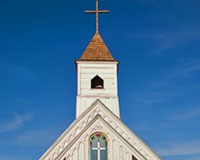 Church with cross