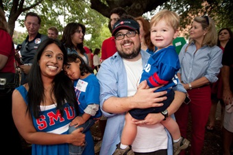Scene from SMU Family Weekend 2011