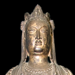 Sixth century “Standing Avalokiteshvara” from the Buddhist cave temples of Xiangtangshan, China