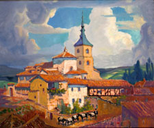 San Millán Iglesia, Segovia, Spain, by Jerry Bywaters, 1929