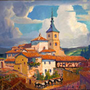 San Millán Iglesia, Segovia, Spain by Jerry Bywaters, 1929