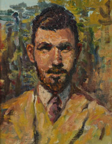 Self Portrait Sketch by Jerry Bywaters, 1927