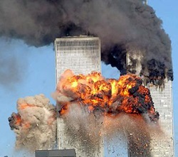 Twin Towers Attacked on 11 Sept 2011