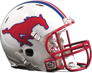 SMU Mustangs Football Helmet