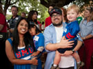 Family at SMU Family Weekend