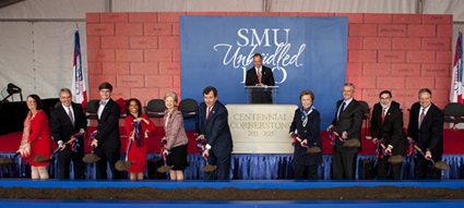 Groundbreaking of SMU’s new Residential Commons on 20 April 2012.