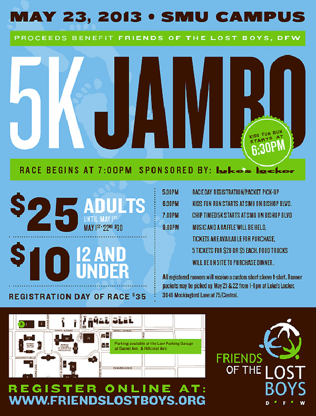 Jambo 5K Run on 23 May 2013