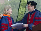 Former U.S. Sen. Kay Bailey Hutchison receive honorary degree from SMU President R. Gerald Turner